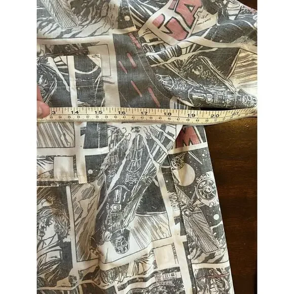 Star Wars Darth Vader Storm Trooper Reverse Print Button Down